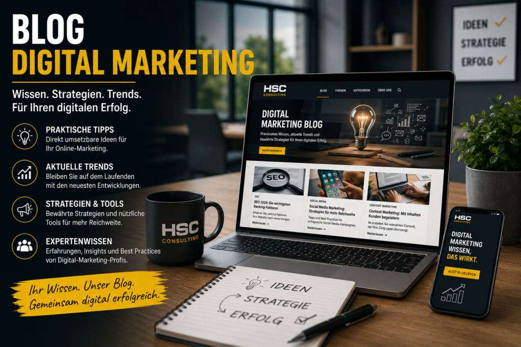 Digital Marketing Aufgaben