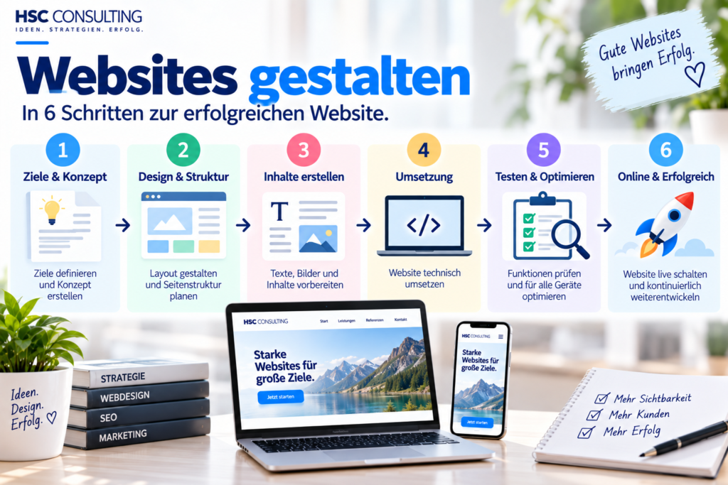 Websites gestalten