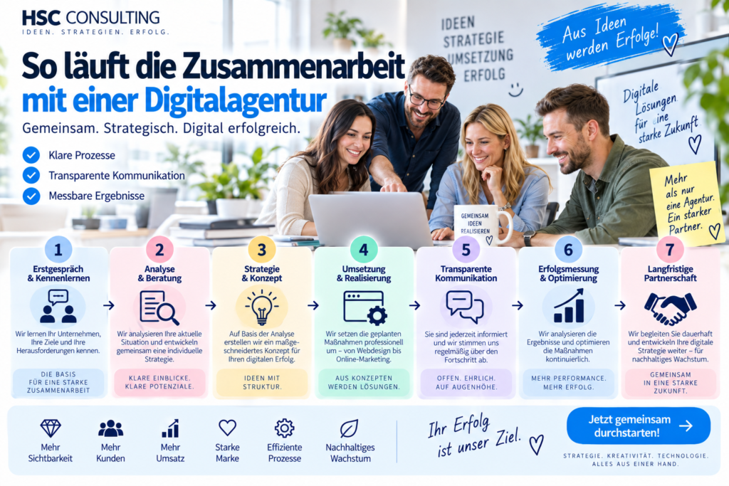Zusammenarbeit Digitalagentur Zusammenarbeit Digitalagentur