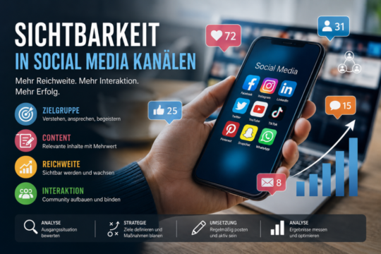 Reichweite in social media kanälen