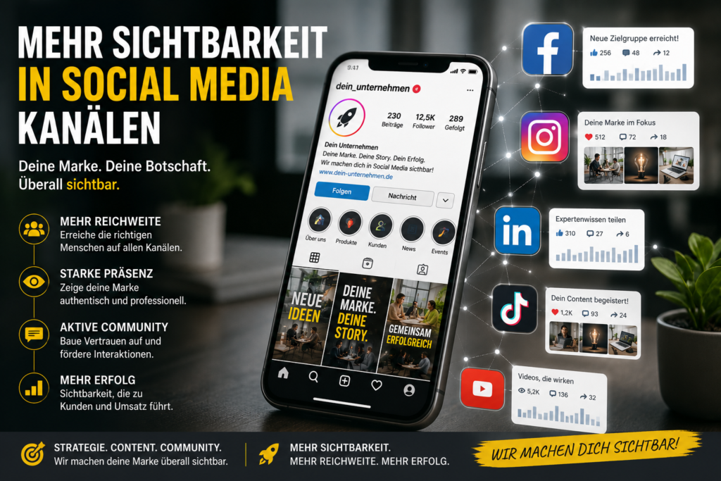 Sichtbarkeit für Unternehmen