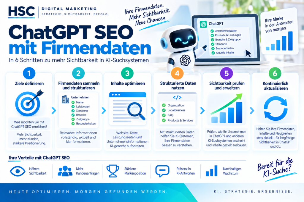 ChatGPT seo mit firmenaten ChatGPT seo mit firmenaten