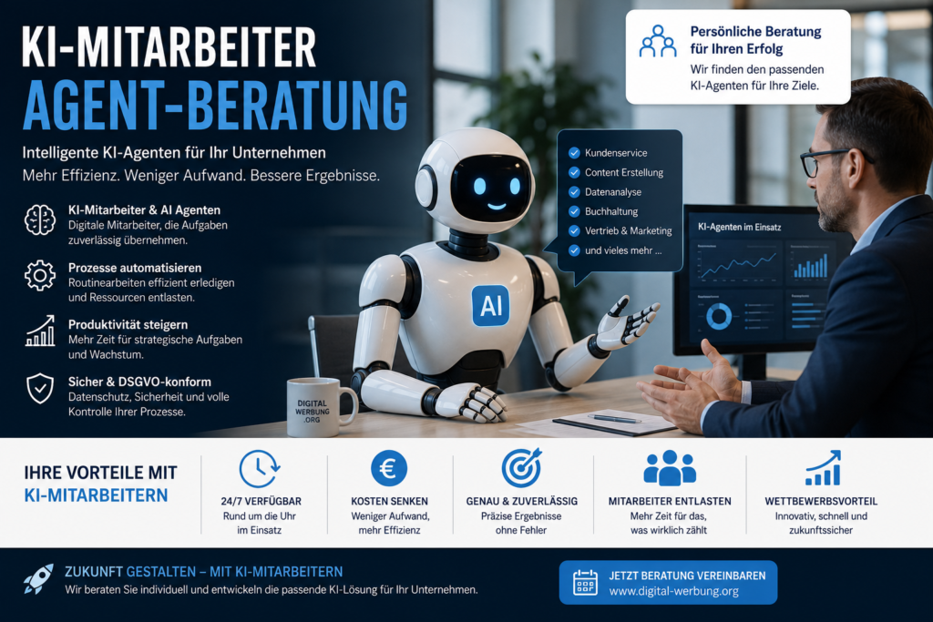 KI Mitarbeiter - Assistent & Agenten KI Mitarbeiter - Assistent & Agenten