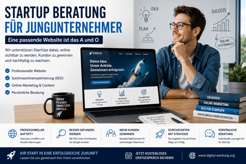 StartUp Beratung für Jung Unternehmer